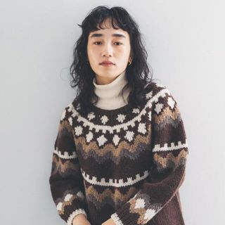 ビューティアンドユースユナイテッドアローズ(BEAUTY&YOUTH UNITED ARROWS)のroku♡ノルディックニット(ニット/セーター)