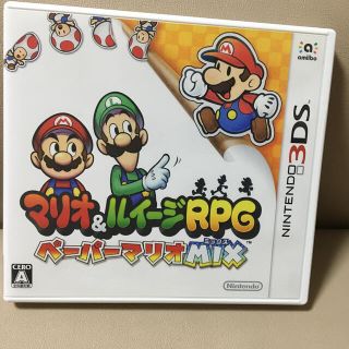 ニンテンドー3DS(ニンテンドー3DS)のマリオ＆ルイージRPG ペーパーマリオMIX 3DS(携帯用ゲームソフト)