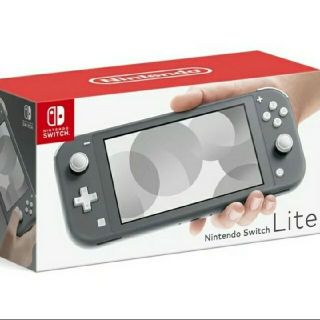 ニンテンドウ(任天堂)のNintendo Switch Lite　グレー　☆新品未使用品☆(家庭用ゲーム機本体)