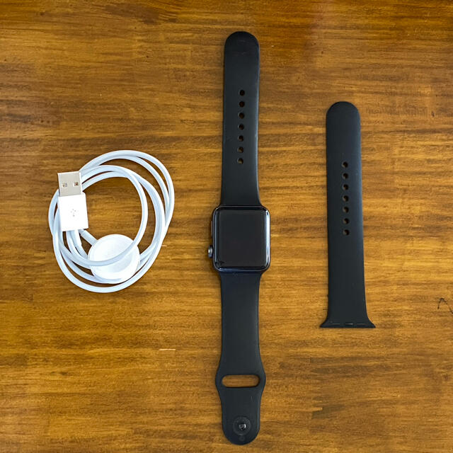 Apple Watch series3 GPS アルミニウム スペースグレイ 腕時計 ...