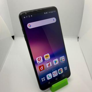 ジャンク docomo LG V30+ L-01K ブラック 本体のみ TS41(スマートフォン本体)