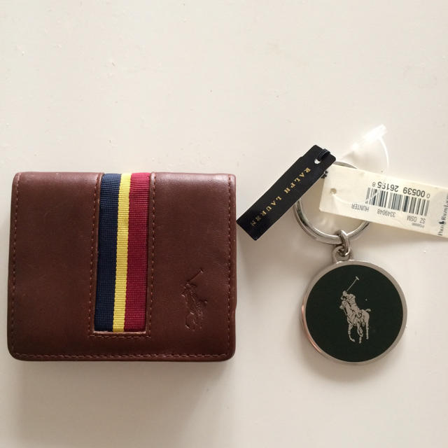 POLO RALPH LAUREN(ポロラルフローレン)のPOLOコインケース、キーホルダーセット メンズのファッション小物(コインケース/小銭入れ)の商品写真