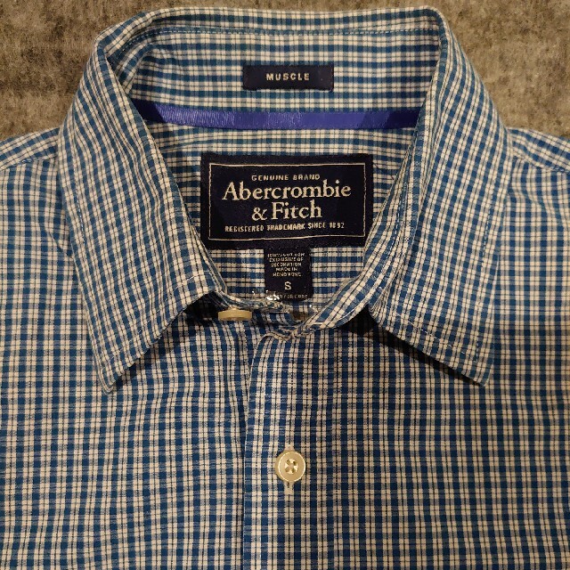 Abercrombie&Fitch(アバクロンビーアンドフィッチ)の美品  Abercrombie & Fitch 長袖シャツSサイズ メンズのトップス(シャツ)の商品写真