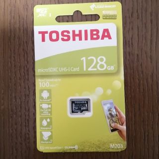 トウシバ(東芝)の東芝 TOSHIBA 128GB microSDカード マイクロSDカード　1枚(PC周辺機器)