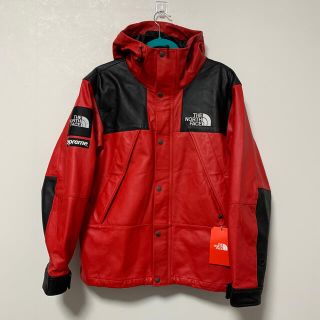 シュプリーム(Supreme)のryo様専用 supreme × ノース レザー マウンテンパーカ M 新品同様(マウンテンパーカー)