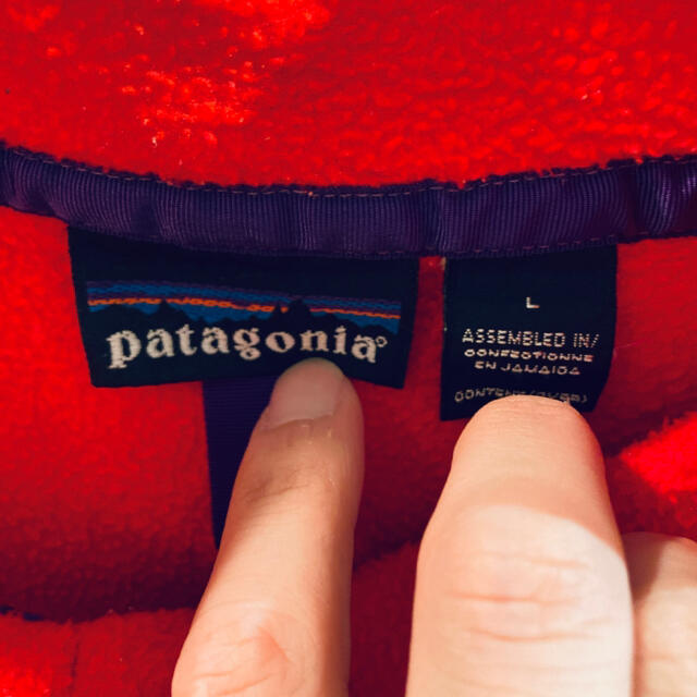 patagonia(パタゴニア)の【パタゴニア patagonia】フリース シンチラ スナップT レッド メンズのジャケット/アウター(ブルゾン)の商品写真