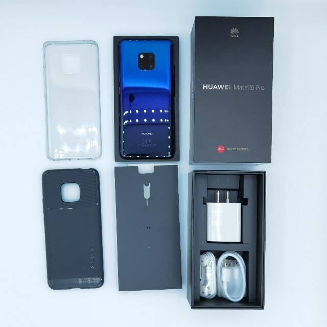 スマートフォン/携帯電話Huawei Mate20Pro 国内版SIMフリー 128GB