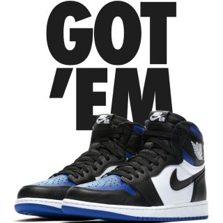 ナイキ(NIKE)の【28.5cm】NIKE AIR JORDAN1 ROYAL TOE(スニーカー)