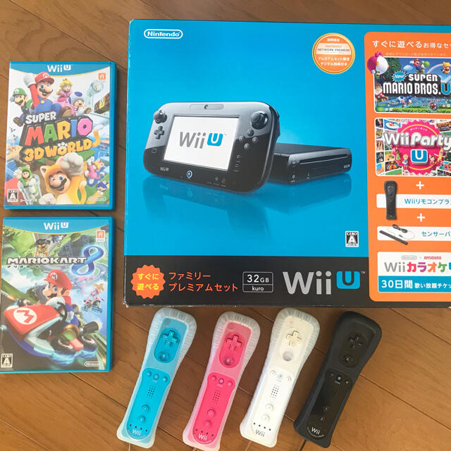 任天堂 Wii U WII U ファミリープレミアムセット＋ソフト＋リモコン