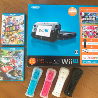 ウィーユー(Wii U)の任天堂 Wii U WII U ファミリープレミアムセット＋ソフト＋リモコン(家庭用ゲーム機本体)