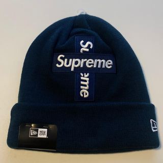 シュプリーム(Supreme)のSUPREME ニューエラ クロスボックス ロゴ Beanie 新品(ニット帽/ビーニー)