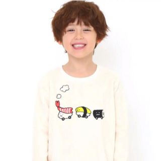 グラニフ(Design Tshirts Store graniph)のグラニフ ボアフリーススウェット すし お寿司 130 トレーナー (Tシャツ/カットソー)