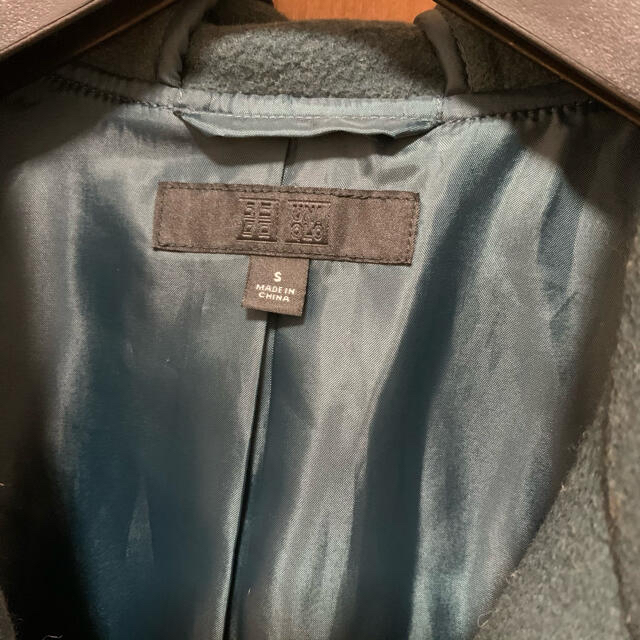 UNIQLO(ユニクロ)のウールブレンド　フーデッド　コート レディースのジャケット/アウター(ロングコート)の商品写真