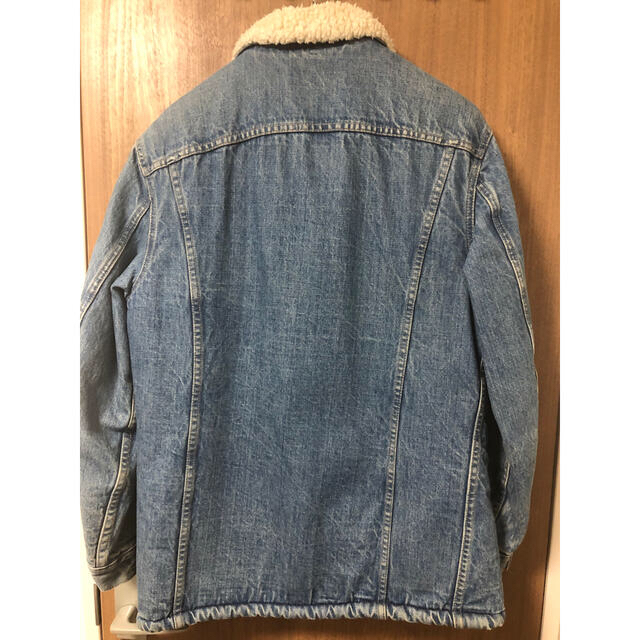 Levi's(リーバイス)のレア ロング丈 80's リーバイス ボアデニムジャケット USA製 メンズのジャケット/アウター(Gジャン/デニムジャケット)の商品写真