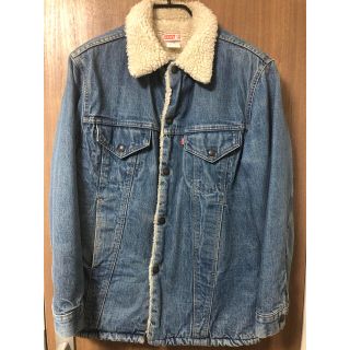 リーバイス(Levi's)のレア ロング丈 80's リーバイス ボアデニムジャケット USA製(Gジャン/デニムジャケット)