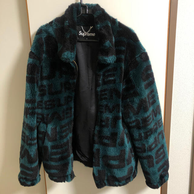 SUPREME 18ss Faux Fur Repeater Bomber