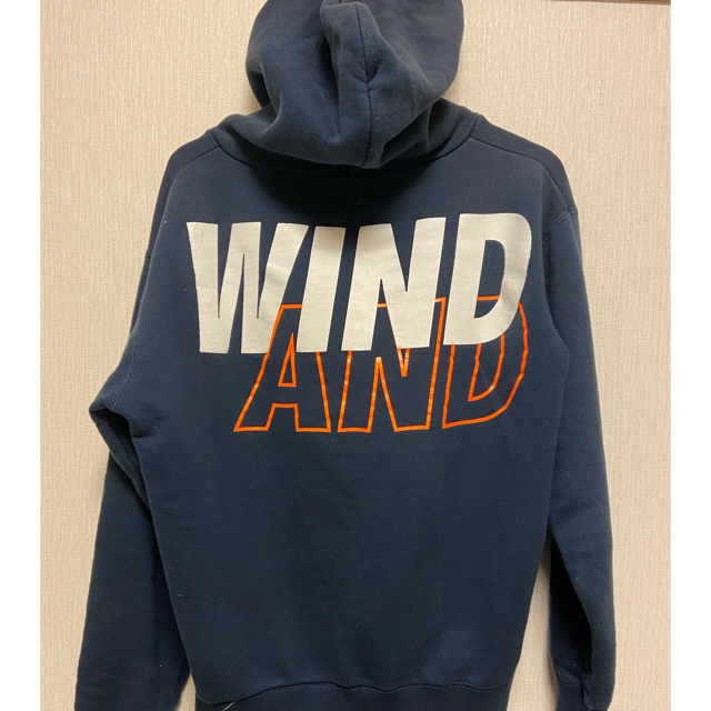 WIND AND SEA 初期ロゴ パーカー Mサイズ ネイビー