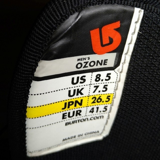 BURTON - BURTON メンズブーツ OZONE 26.5cmの通販 by くま's shop ...