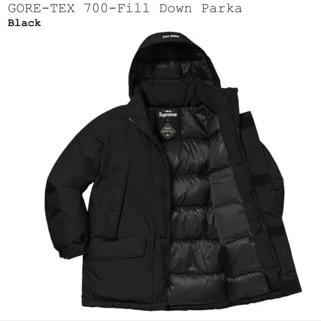 Supreme GORE-TEX 700Fill Down Parka 黒