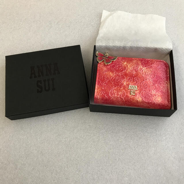 ANNA SUI(アナスイ)のアナスイ  マルチケース　コインケース　ローズハート　新品未使用 レディースのファッション小物(コインケース)の商品写真