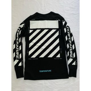 オフホワイト(OFF-WHITE)のoff-white DIAG TEMPERATURE サイズM  オフホワイト(Tシャツ/カットソー(七分/長袖))