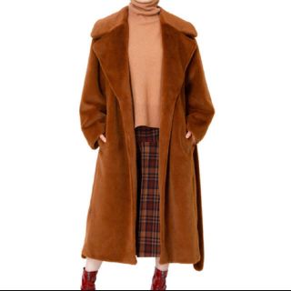 ルシェルブルー(LE CIEL BLEU)のルシェルブルー　Faux Fur Robe Coat(毛皮/ファーコート)