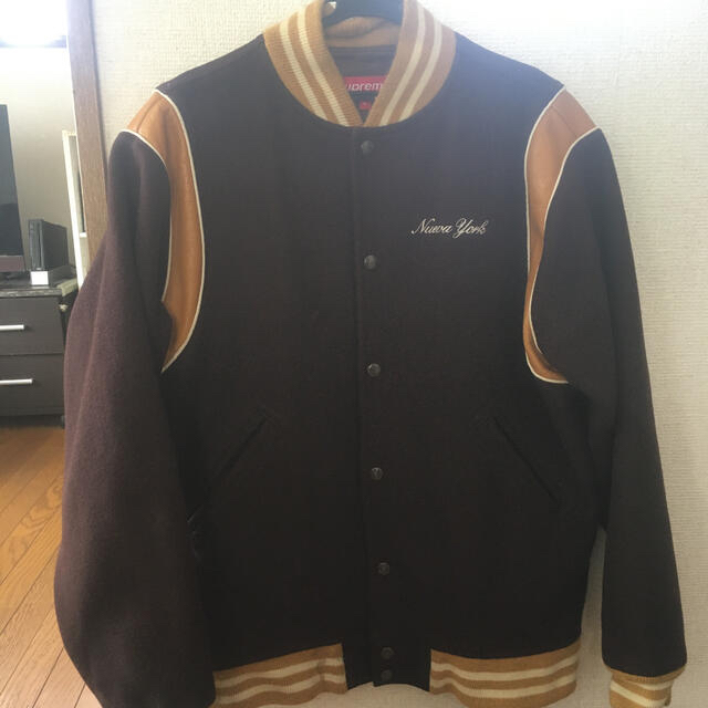 Supreme - supreme スタジャン ブラウン Lサイズの通販 by テルテル