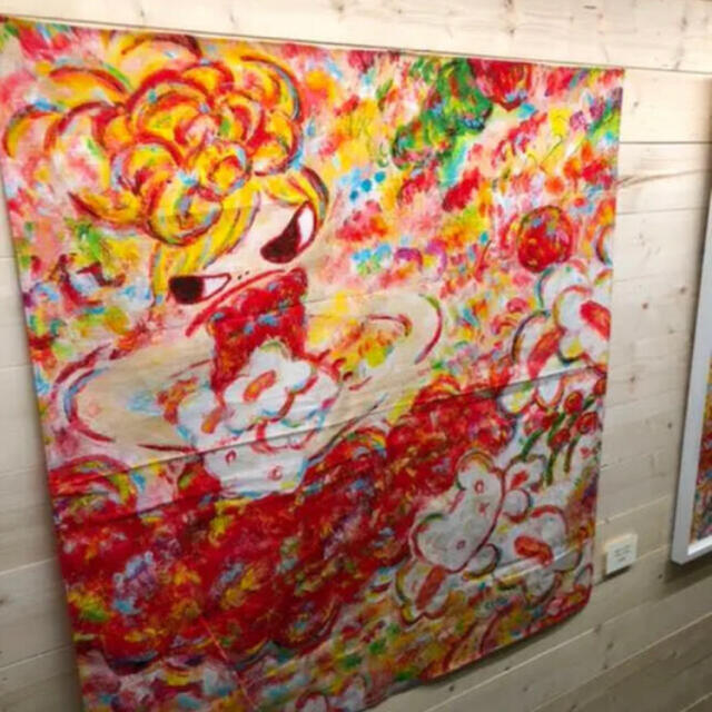 ロッカクアヤコ 魔法の手 展覧会限定 大きなバンダナ (お得な特別割引