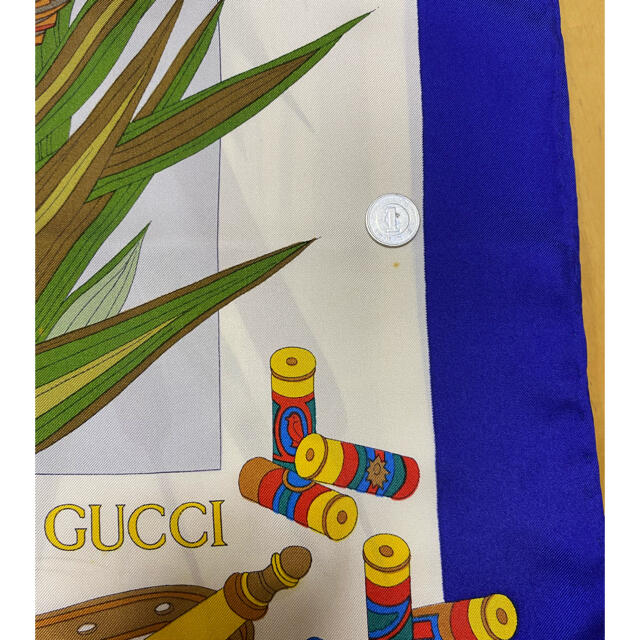Gucci(グッチ)の[ドライクリーニング済み]Gucci グッチ　スカープ レディースのファッション小物(バンダナ/スカーフ)の商品写真