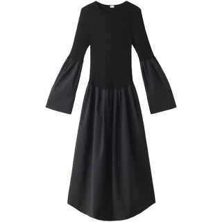 ELIN エリン Wool jersey combi ワンピース(ロングワンピース/マキシワンピース)