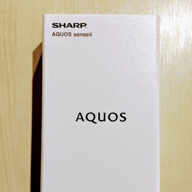 スマホ/家電/カメラ新品 未使用  AQUOS sense4 SH-M15 黒