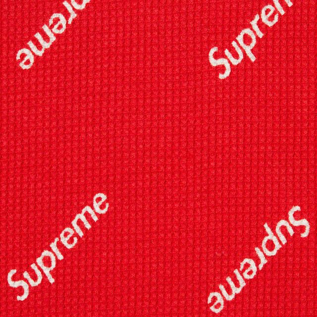 Supreme(シュプリーム)の込み Supreme Hanes Thermal Crew 赤XL メンズのトップス(Tシャツ/カットソー(七分/長袖))の商品写真