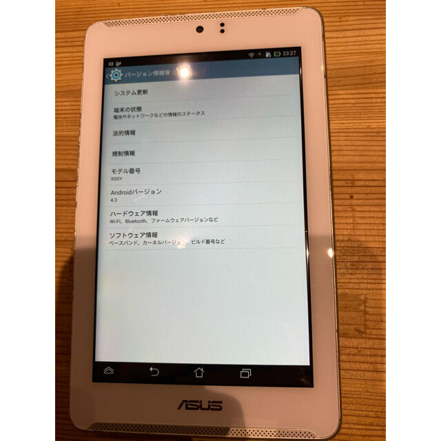 ASUS K00Y タブレット　16GB