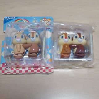 チップアンドデール(チップ&デール)の[期間限定値下げ]　チップ&デール　フィギュア2種(キャラクターグッズ)