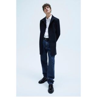 ザラ(ZARA)のZARA テクスチャー入り生地コート(モッズコート)