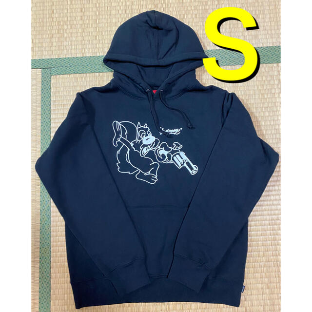 【S】supreme Lee Hooded パーカー black シュプリーム