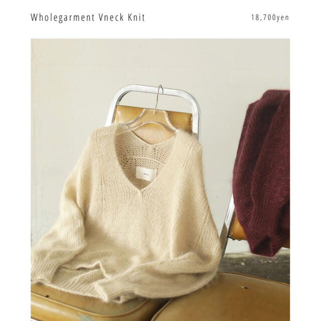 TODAYFUL  Wholegarment Vneck Knit