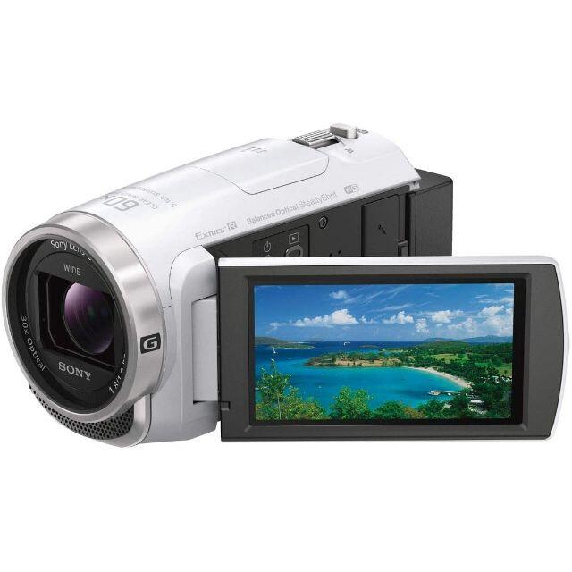 新品未開封 ソニー ビデオ カメラ HDR-CX680-W  ホワイト