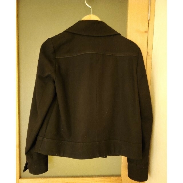 GAP(ギャップ)のGAP　ピーコート　ブラック　Sサイズ レディースのジャケット/アウター(ピーコート)の商品写真