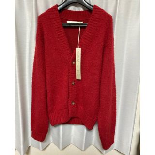 サンシー(SUNSEA)のPOLYPLOID ポリプロイド 20AW CARDIGAN C 赤(カーディガン)