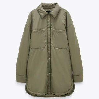 ZARA 撥水加工入りオーバーシャツ