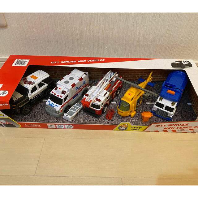 DICKIE TOYS はたらく車5台セット 光る 音がでる 当日発送