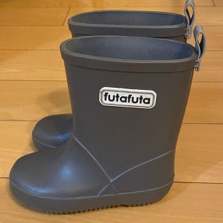 フタフタ(futafuta)のfutafuta レインブーツ  長靴　14cm グレー(長靴/レインシューズ)