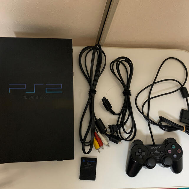 PlayStation2 本体　専用コントローラー、メモリーカード付