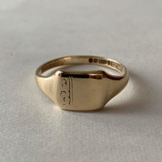 英国Foster Family  9ct シグネットリング