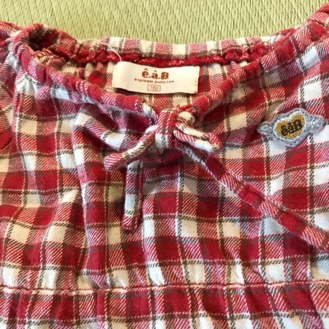 e.a.B(エーアーベー)のeab 100㎝　チュニック キッズ/ベビー/マタニティのキッズ服女の子用(90cm~)(ブラウス)の商品写真