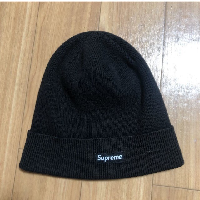 Supreme(シュプリーム)のSupreme シュプリーム ニット帽 ビーニー ブラック メンズの帽子(ニット帽/ビーニー)の商品写真