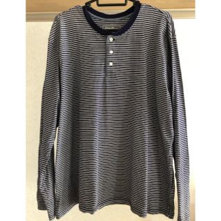 エディーバウアー(Eddie Bauer)のエディーバウアー　メンズ　長袖ボーダーカットソー (Tシャツ/カットソー(七分/長袖))