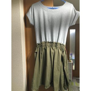 シマムラ(しまむら)のしまむらのワンピース 美品(ひざ丈ワンピース)