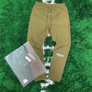 essentials nylon track pants olive